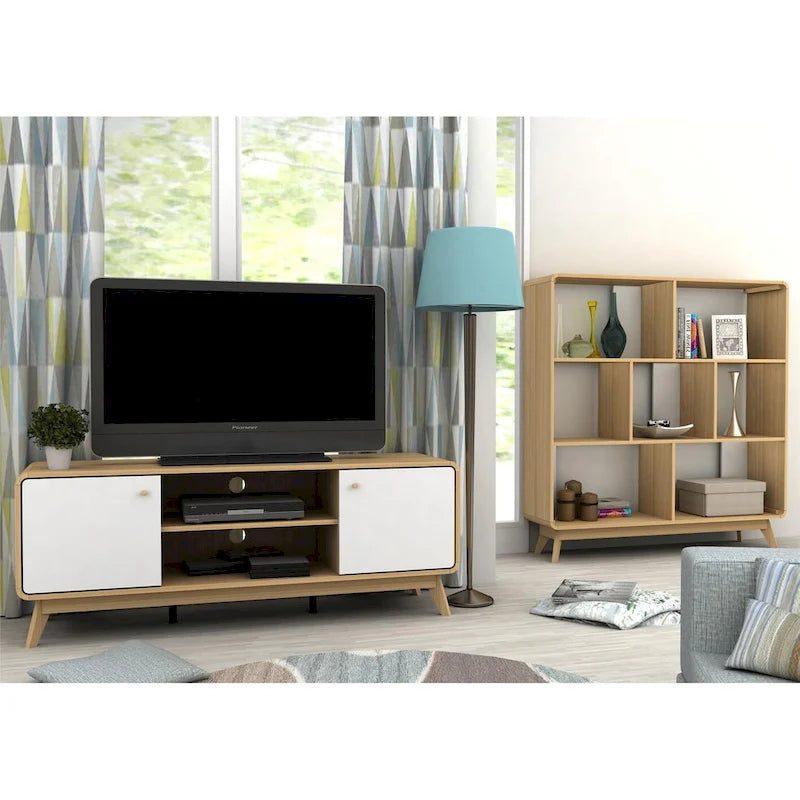 Meuble TV Ren Home Leva avec rangements