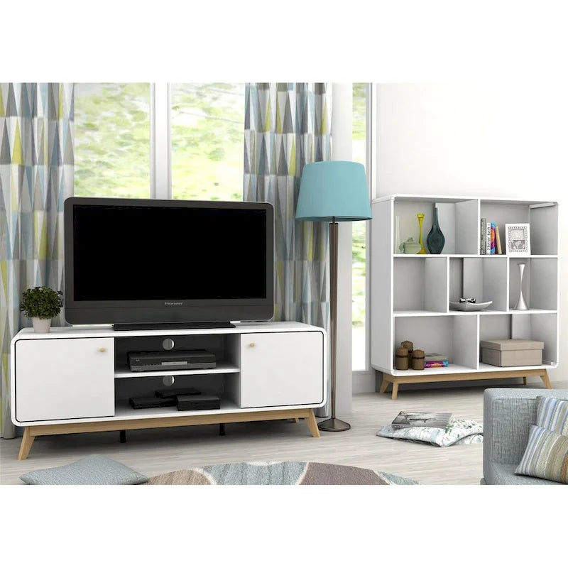 Meuble TV Ren Home Leva avec rangements