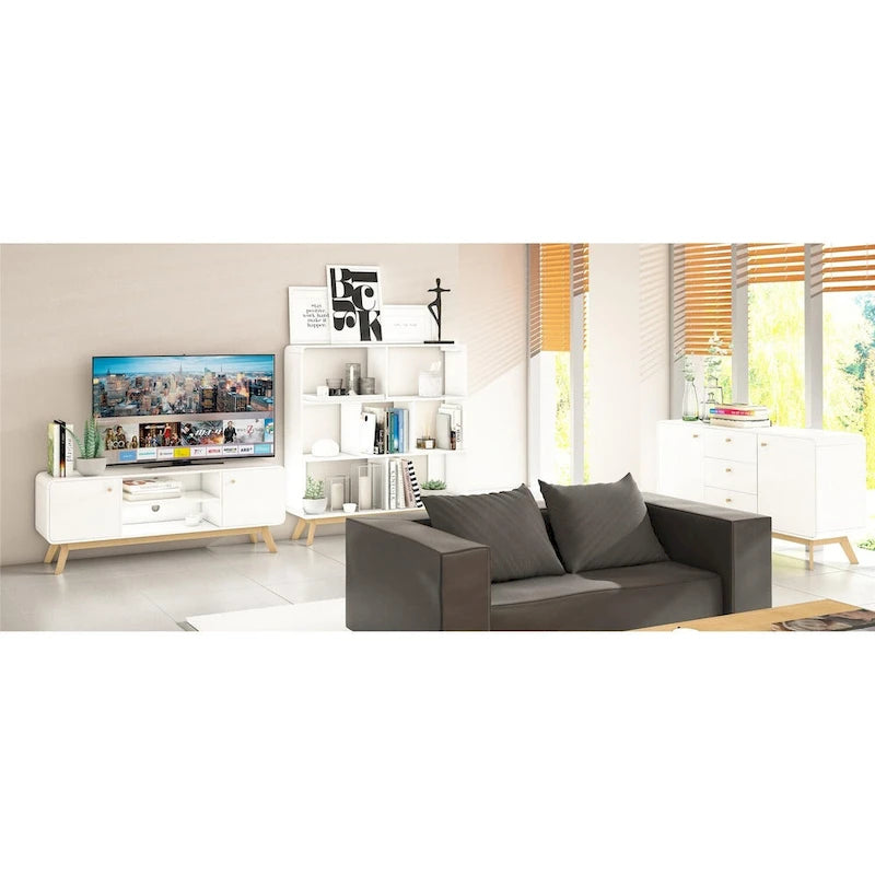 Meuble TV Ren Home Leva avec rangements