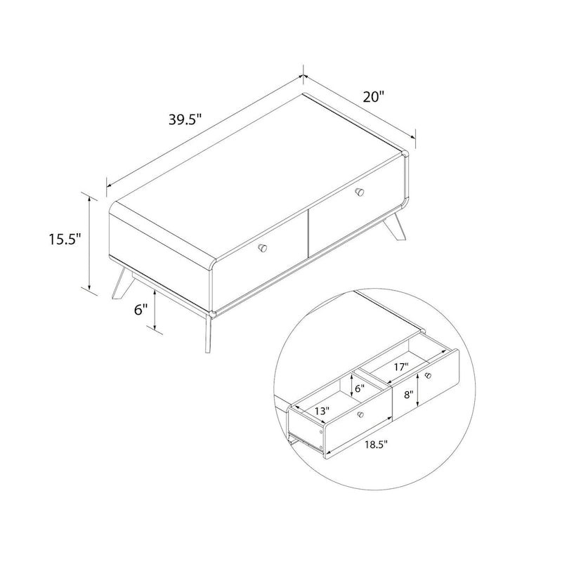 Meuble TV Ren Home Leva avec rangements