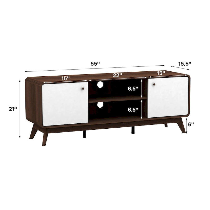Meuble TV Ren Home Leva avec rangements