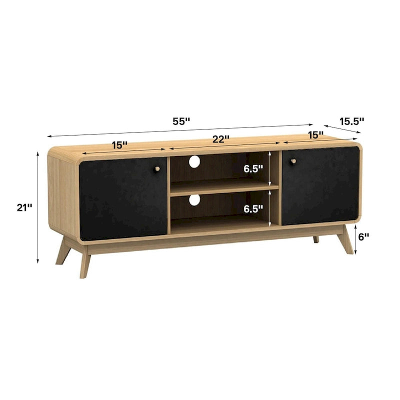 Meuble TV Ren Home Leva avec rangements