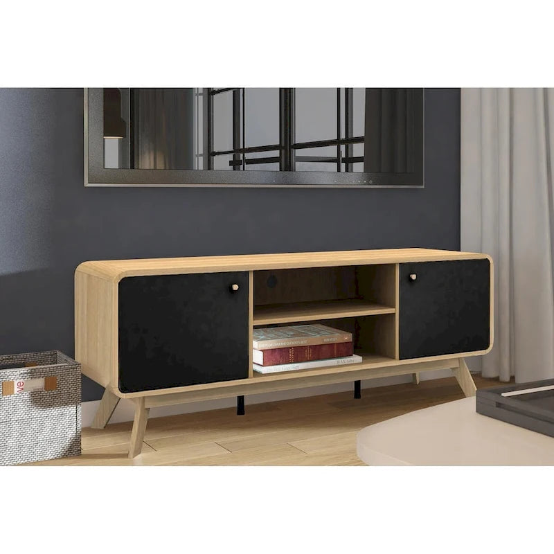 Meuble TV Ren Home Leva avec rangements