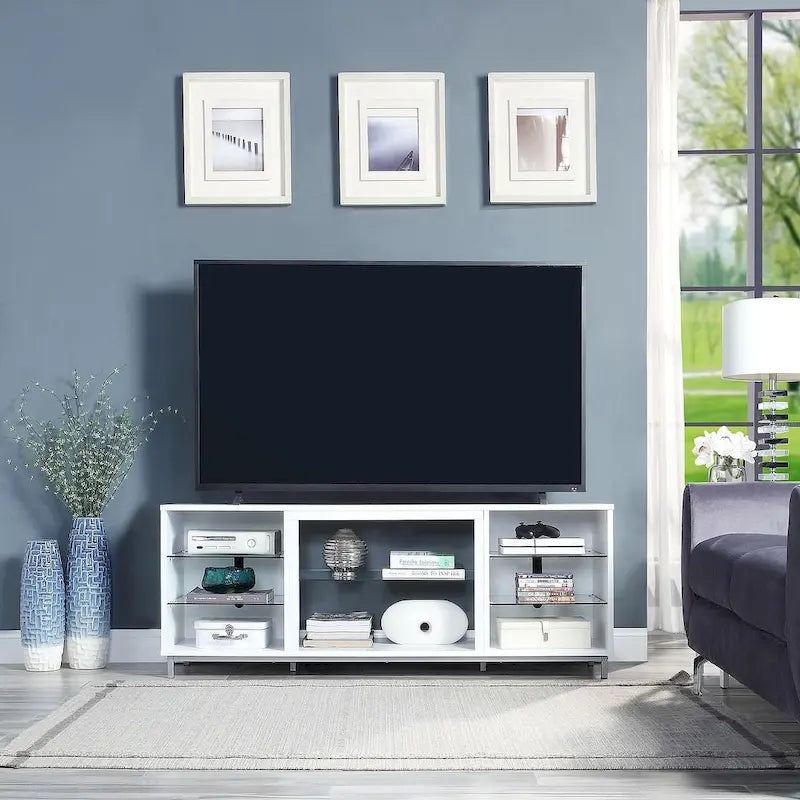 Meuble TV avec gestion des câbles Brighton 60 po Manhattan Comfort