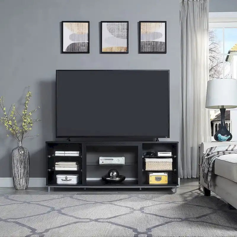 Meuble TV avec gestion des câbles Brighton 60 po Manhattan Comfort