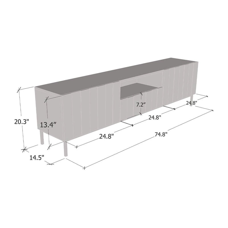 Meuble TV Elegante 01 75