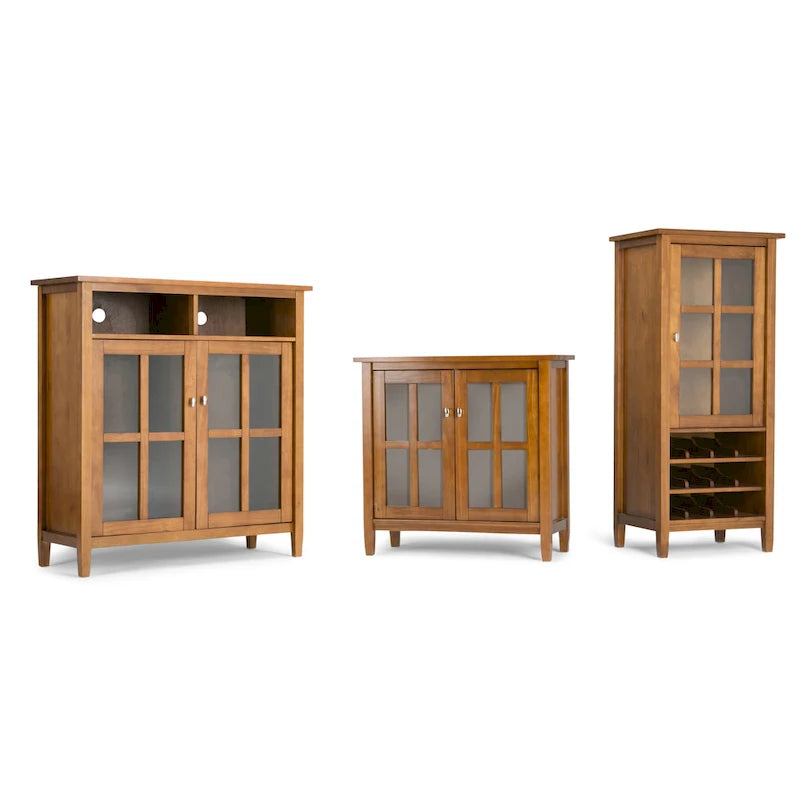 Meuble de rangement média WYNDENHALL Norfolk en bois - 39La x 16P x 42H