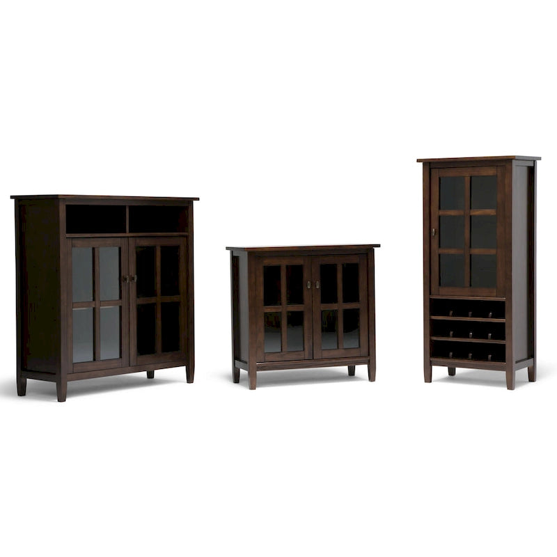 Meuble de rangement média WYNDENHALL Norfolk en bois - 39La x 16P x 42H