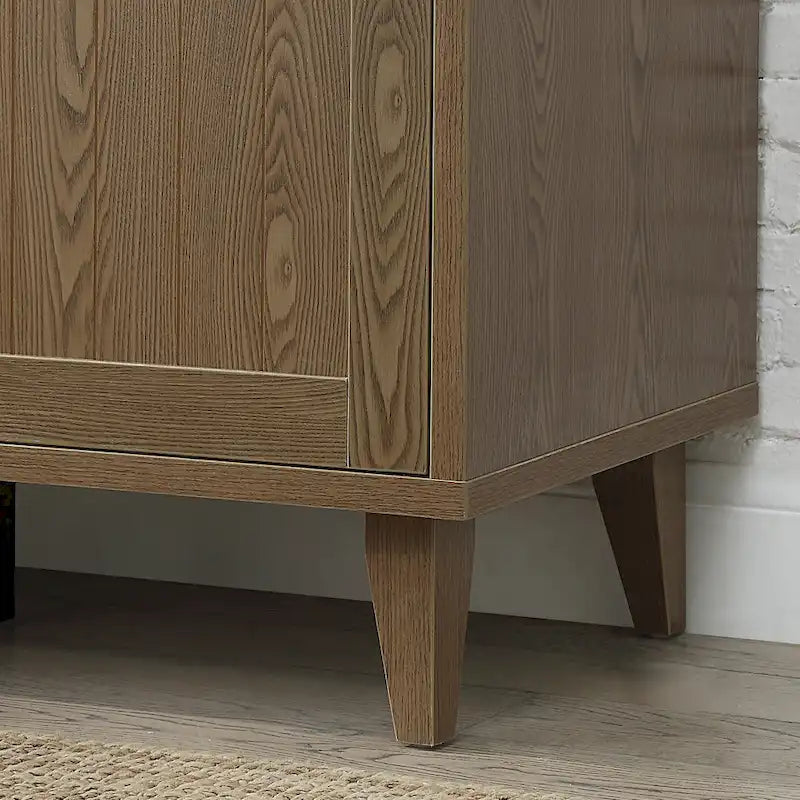 Meuble TV Briggs Modern de 60 pouces Bridgevine Home pour téléviseurs jusqu'à 65 pouces