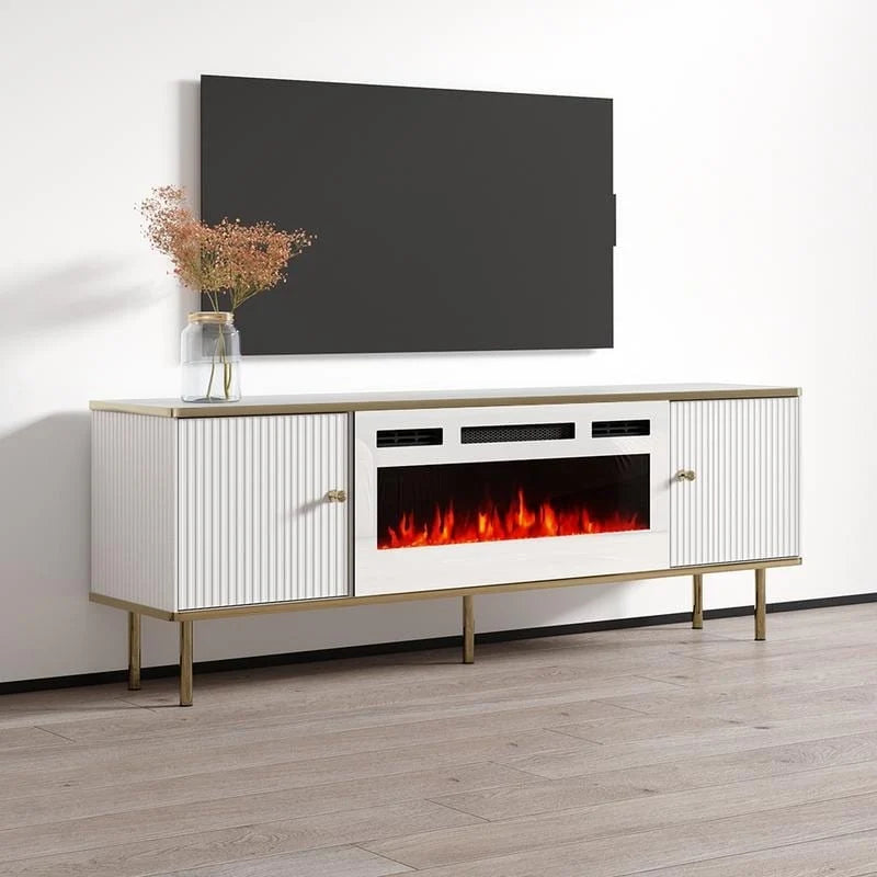 Meuble TV Camelia WH-EF avec cheminée électrique 63