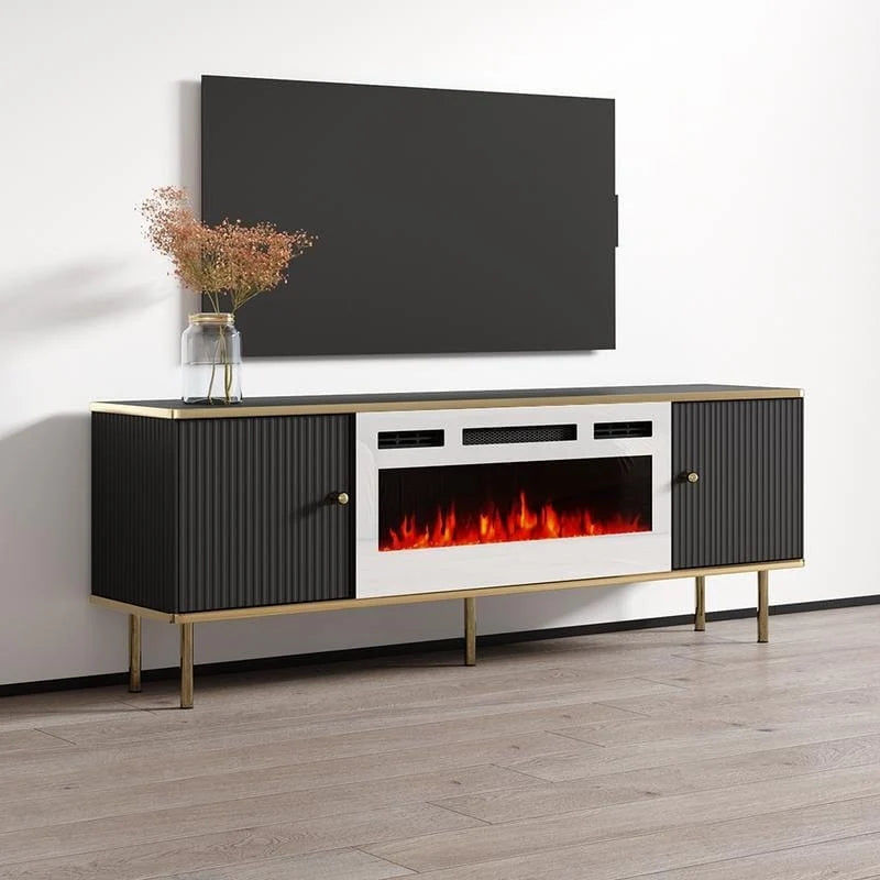 Meuble TV Camelia WH-EF avec cheminée électrique 63