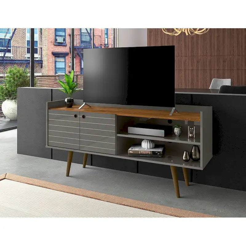 Meuble TV console Manhattan Comfort Bogart, style milieu de siècle