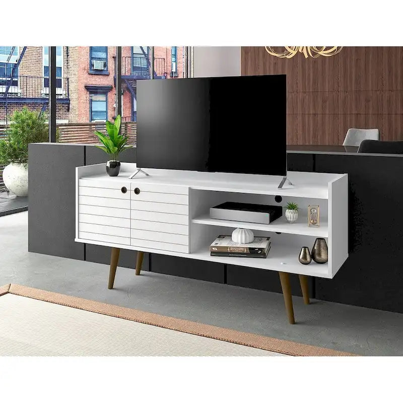Meuble TV console Manhattan Comfort Bogart, style milieu de siècle