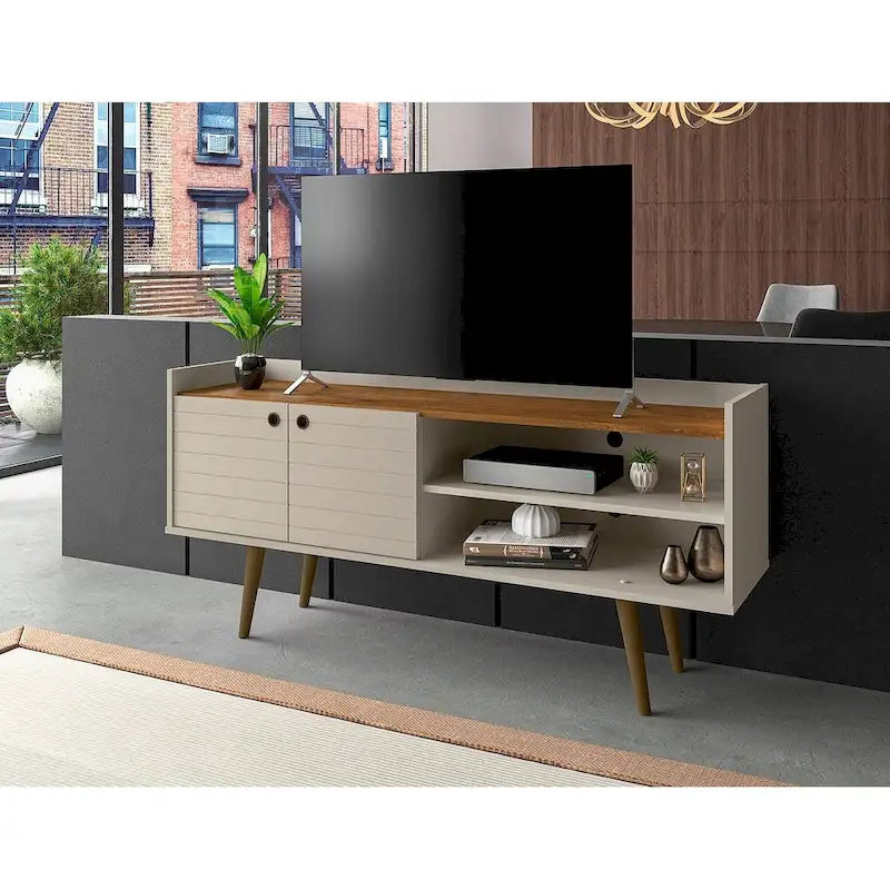 Meuble TV console Manhattan Comfort Bogart, style milieu de siècle