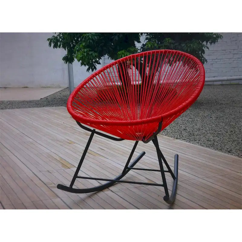 Fauteuil à bascule d'extérieur Acapulco
