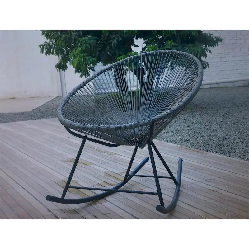 Fauteuil à bascule d'extérieur Acapulco