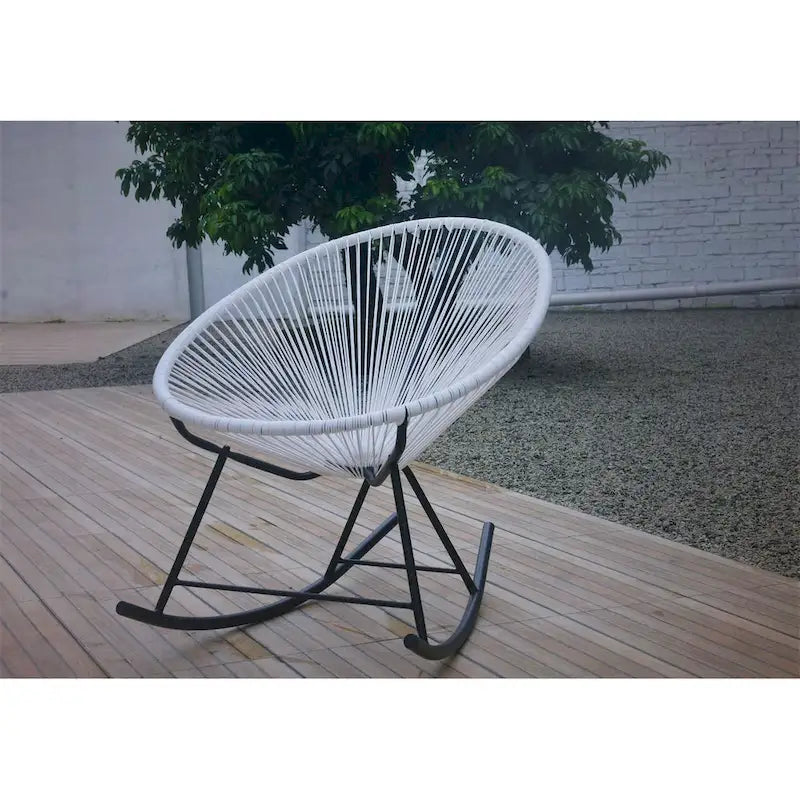 Fauteuil à bascule d'extérieur Acapulco