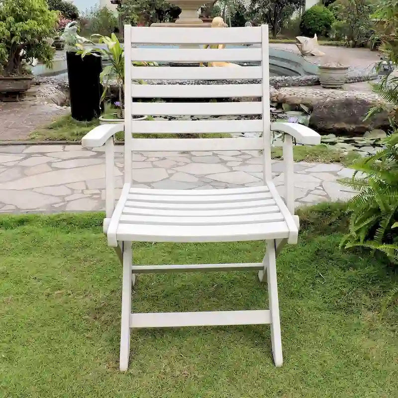 Chaises de salle à manger pliantes Royal Fiji Acacia (lot de 2)