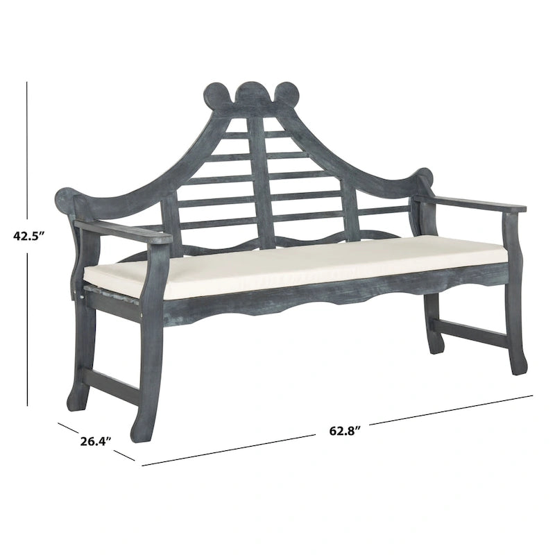 Banc d'extérieur Belen SAFAVIEH - 26Lx63Px43H
