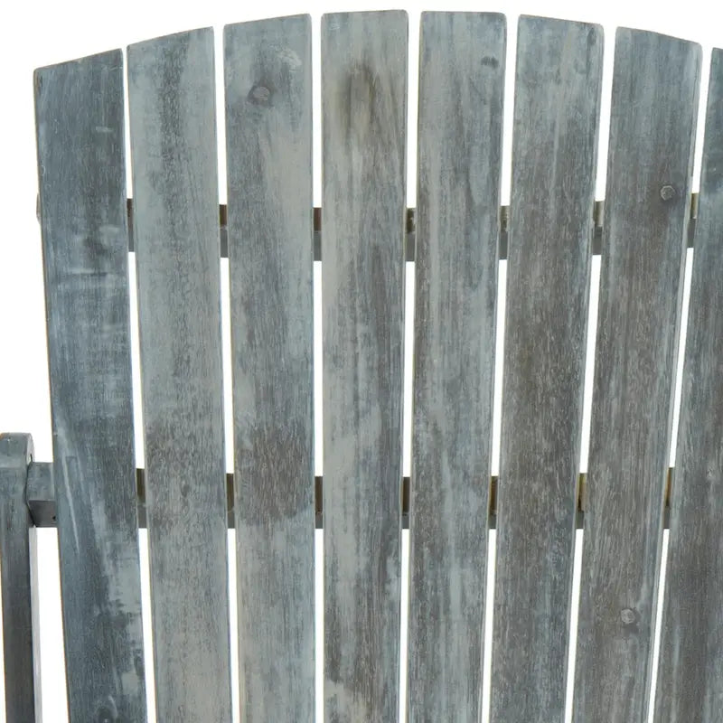 Banc d'extérieur Adirondack Fanie en bois d'acacia SAFAVIEH - 57Lx37Px33H