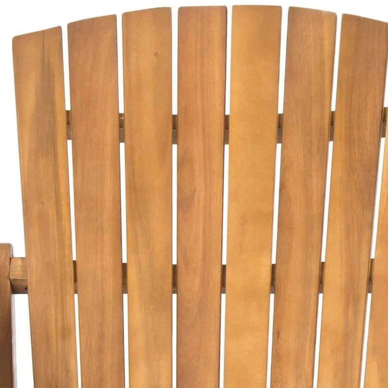 Banc d'extérieur Adirondack Fanie en bois d'acacia SAFAVIEH - 57Lx37Px33H