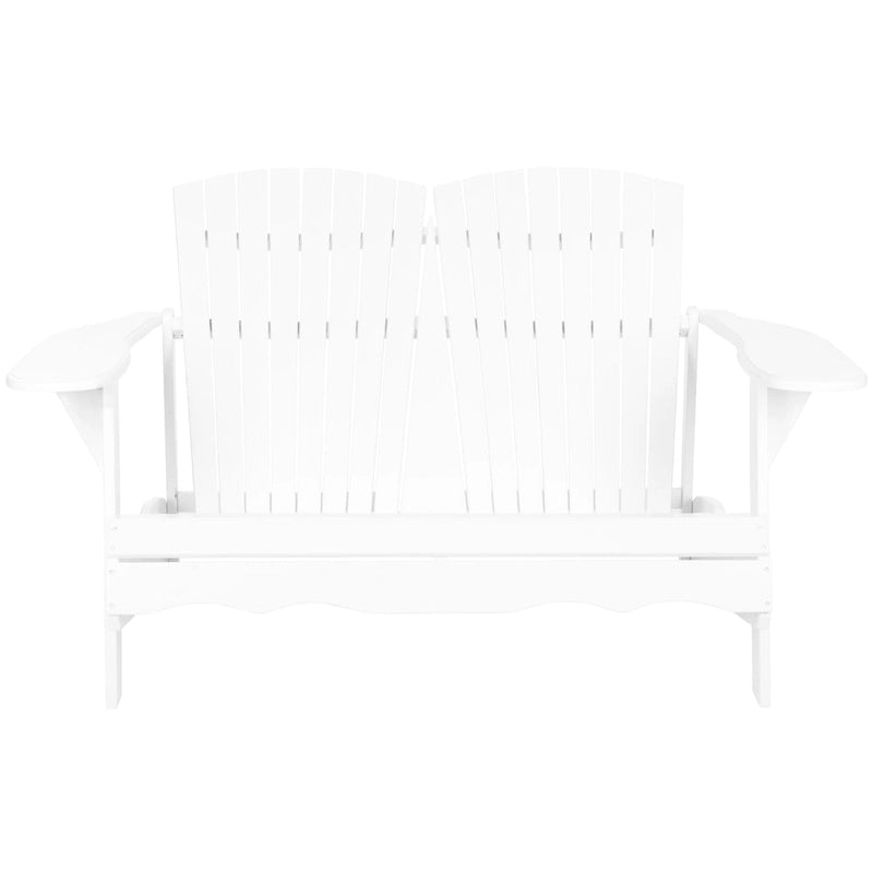 Banc d'extérieur Adirondack Fanie en bois d'acacia SAFAVIEH - 57Lx37Px33H