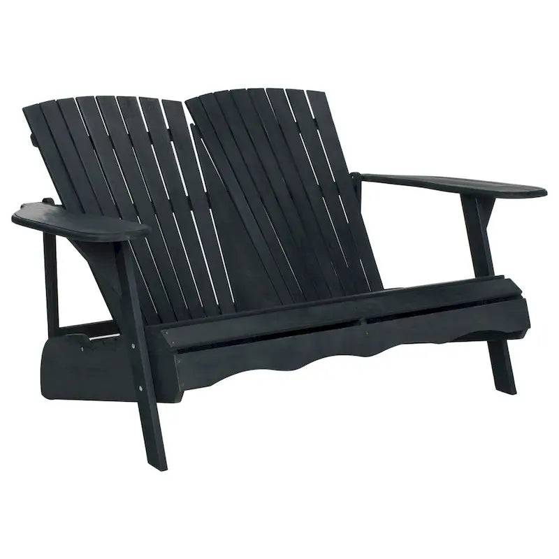 Banc d'extérieur Adirondack Fanie en bois d'acacia SAFAVIEH - 57Lx37Px33H