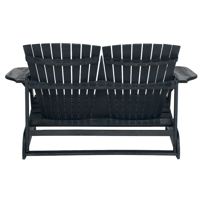 Banc d'extérieur Adirondack Fanie en bois d'acacia SAFAVIEH - 57Lx37Px33H