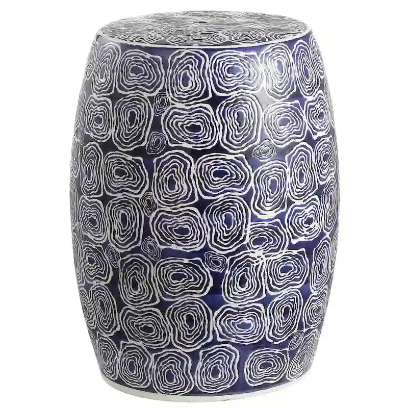 SAFAVIEH Albertina Tabouret décoratif en céramique pour jardin intérieur/extérieur