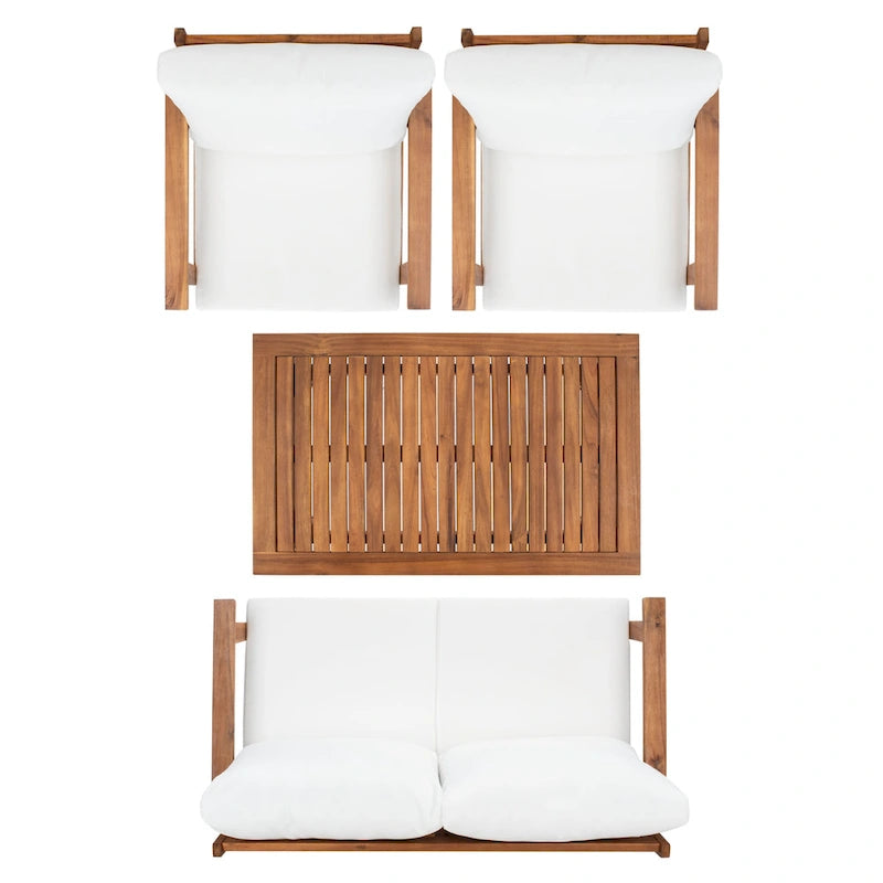 Ensemble de 4 pièces d'extérieur Kimiyo de SAFAVIEH
