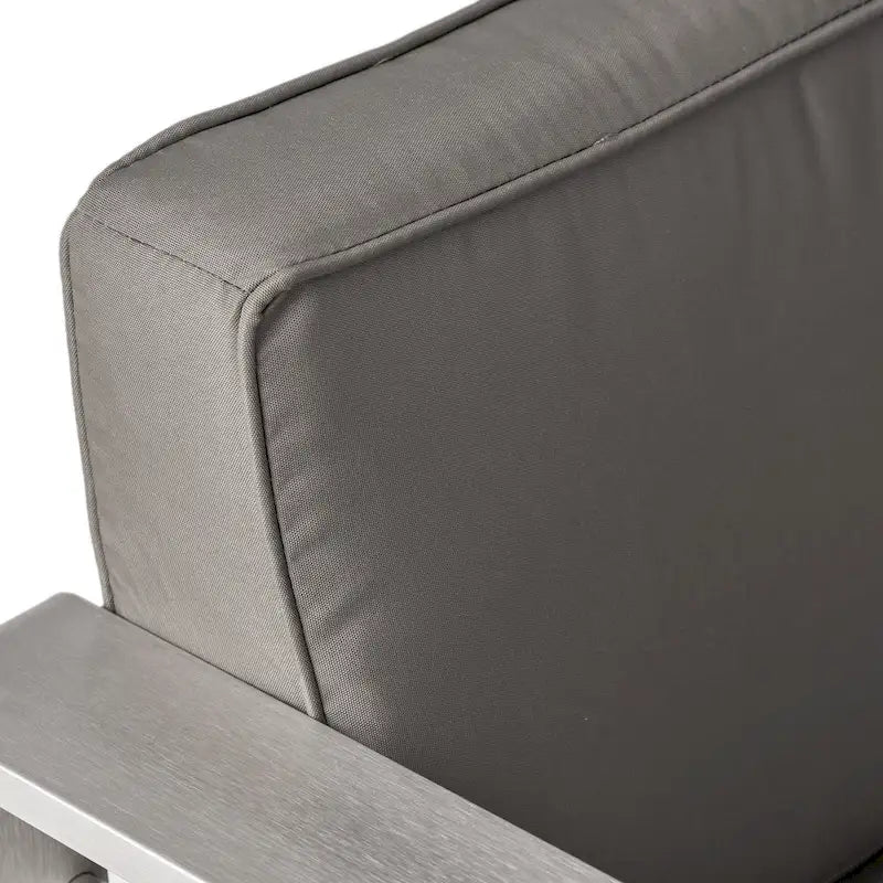 Fauteuils de club en aluminium Cape avec coussins Sunbrella en option (lot de 4) par Christopher Knight Home