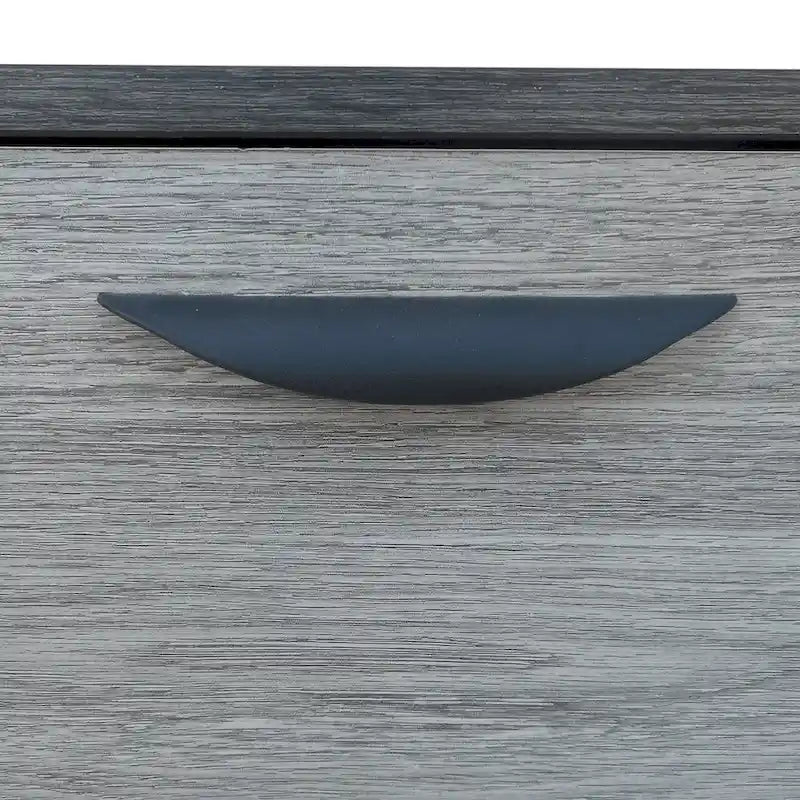 Ensemble de meuble TV Bramhall 3 pièces gris en faux bois par Christopher Knight Home