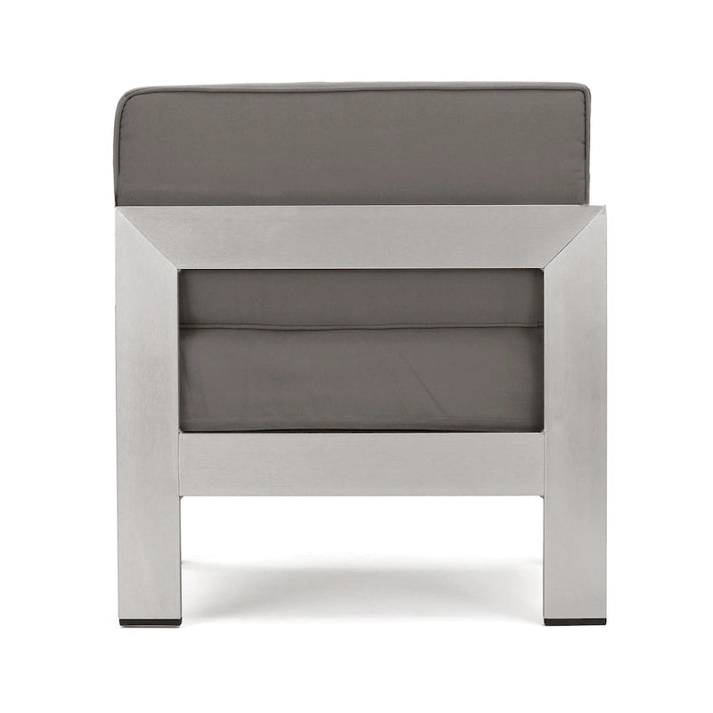 Canapé d'angle d'extérieur en aluminium en U pour 11 personnes, par Christopher Knight Home, Cape Coral