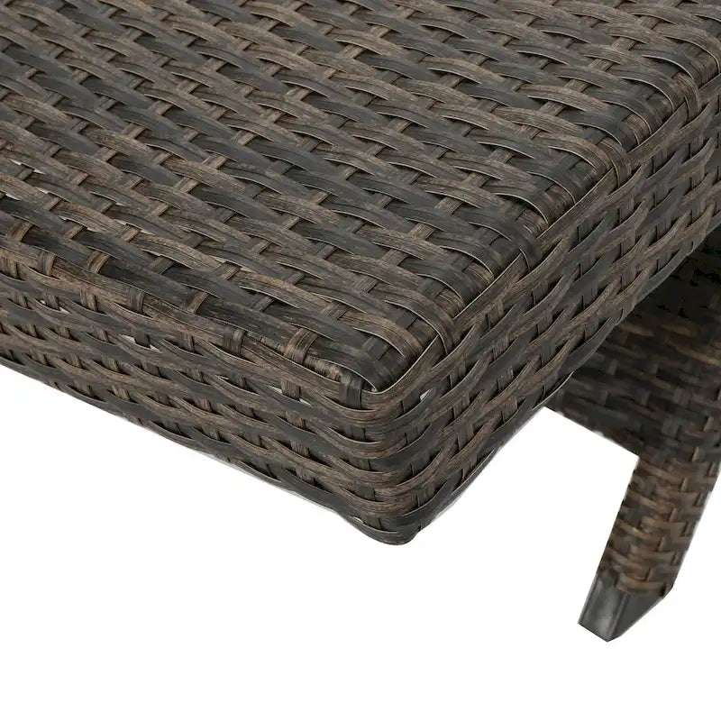 Chaise longue en osier Thira (ensemble de 2) par Christopher Knight Home