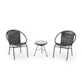 Ensemble de conversation en osier 2 places Java Outdoor de Christopher Knight Home