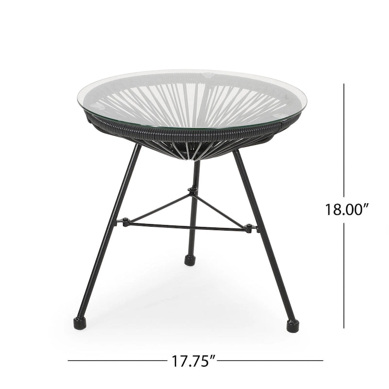 Ensemble de conversation en osier 2 places Java Outdoor de Christopher Knight Home