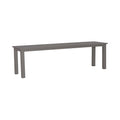Banc de repas d'extérieur en granit Plantation Key