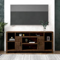 Meuble TV Bridgevine Home Sausalito de 74 po pour téléviseurs jusqu'à 85 po, aucun assemblage requis
