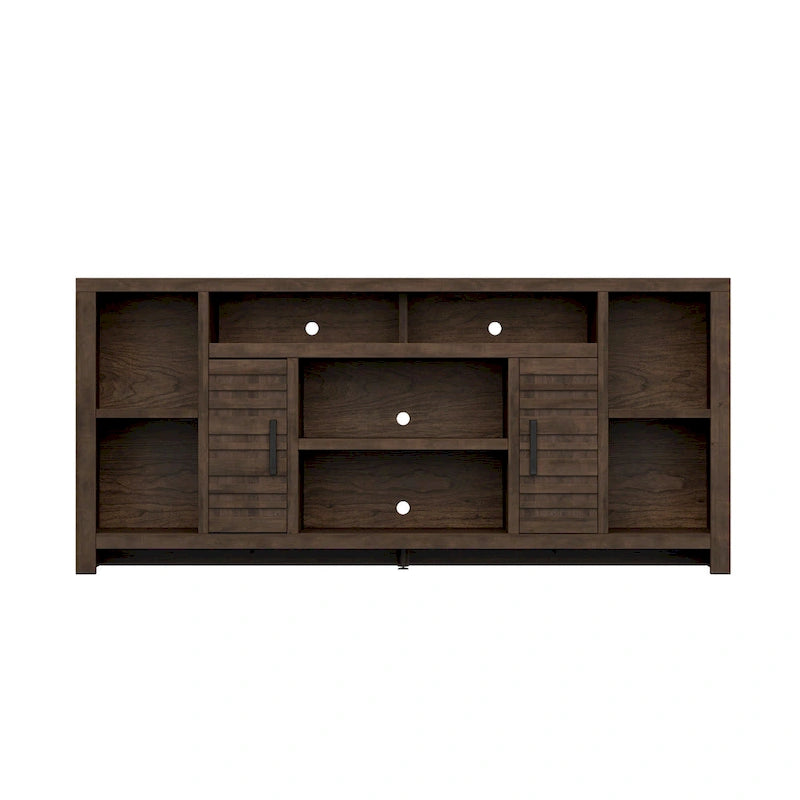 Meuble TV Bridgevine Home Sausalito de 74 po pour téléviseurs jusqu'à 85 po, aucun assemblage requis