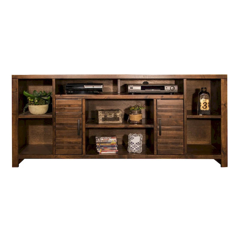 Meuble TV Bridgevine Home Sausalito de 74 po pour téléviseurs jusqu'à 85 po, aucun assemblage requis