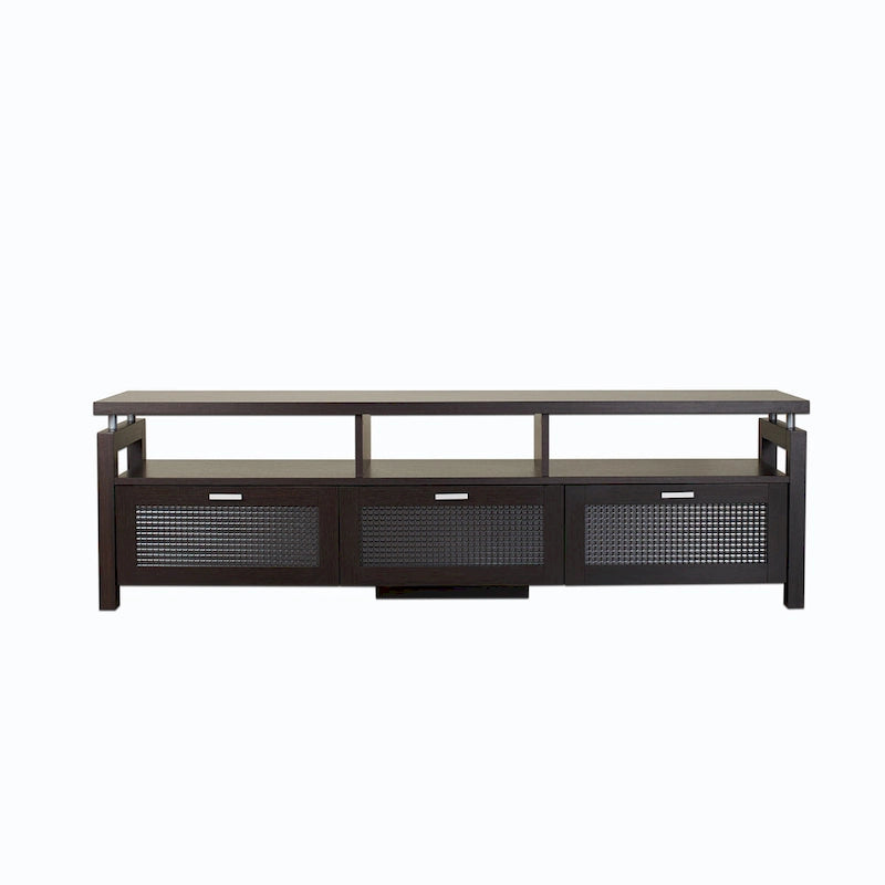 Console TV de rangement Posa Contemporary Espresso de 71 pouces par Furniture of America