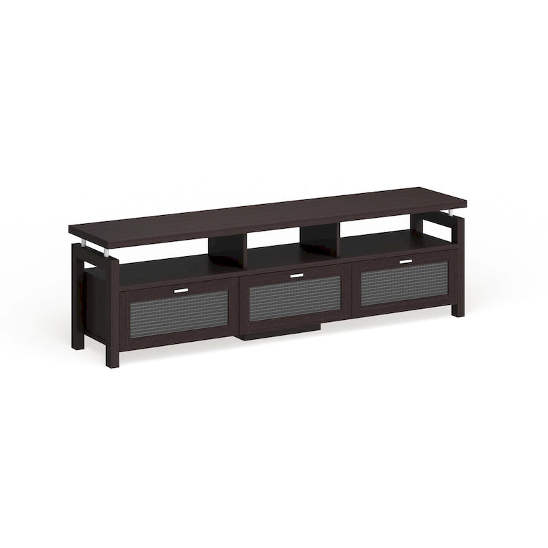 Console TV de rangement Posa Contemporary Espresso de 71 pouces par Furniture of America