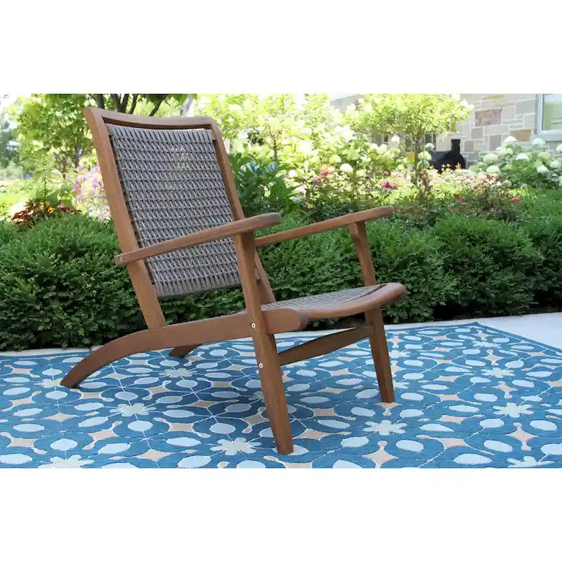 Eilaf Eucalyptus and Wicker Lounger