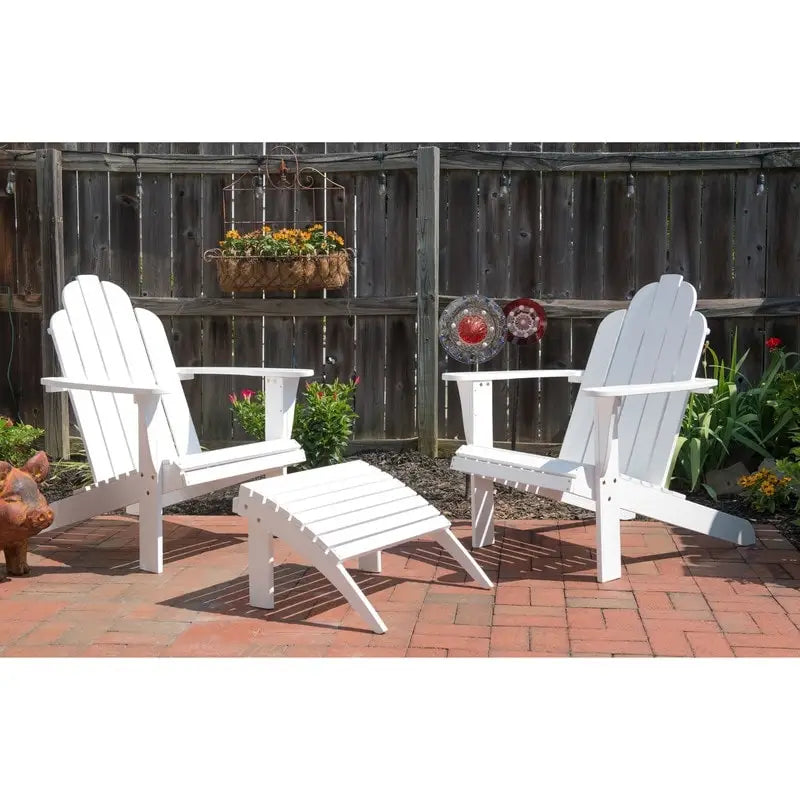 Chaise Adirondack Gavil blanche