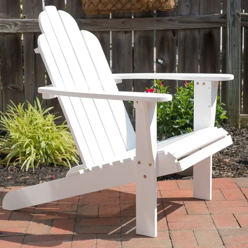 Chaise Adirondack Gavil blanche