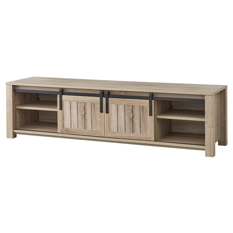 Meuble TV console porte de grange Glasbern Simple Living