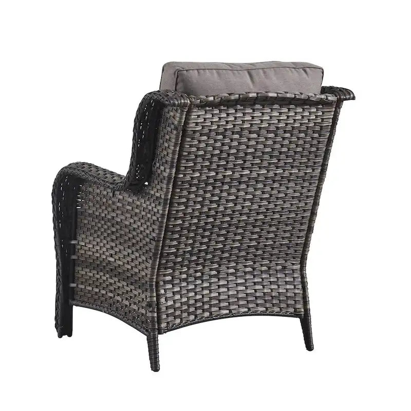 Gymojoy Salon de Jardin Extérieur, 2 Chaises en Rotin, Fauteuils Club en Rotin