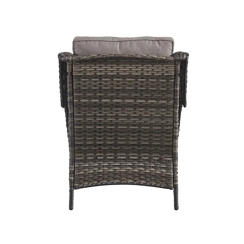 Gymojoy Salon de Jardin Extérieur, 2 Chaises en Rotin, Fauteuils Club en Rotin