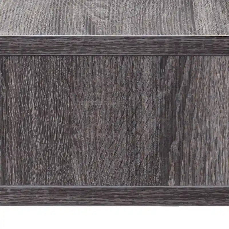 Meuble TV mural Denhour DH BASIC gris 60 avec étagères ouvertes