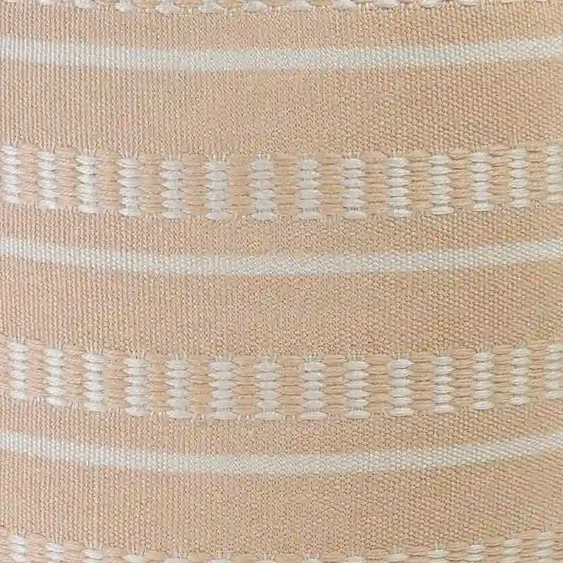 Sevita Pouf Géométrique à Rayures pour Intérieur et Extérieur - 50,8 x 50,8 x 50,8 cm